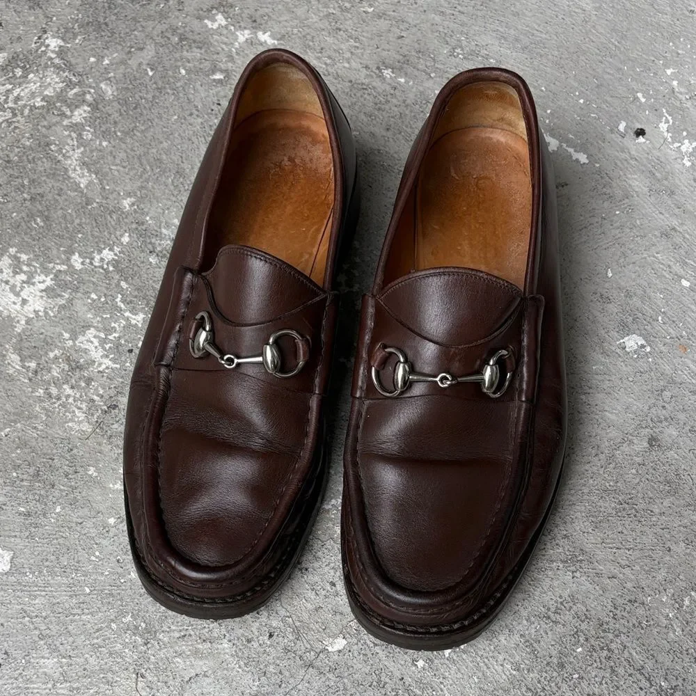Gucci brown loafers